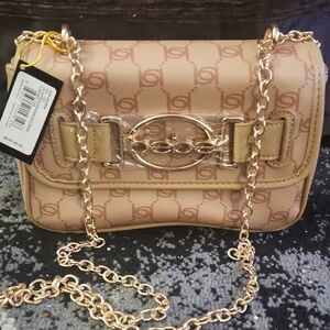 Beige Chain Shoulder Bag - Designer-Inspired Women’s Purse